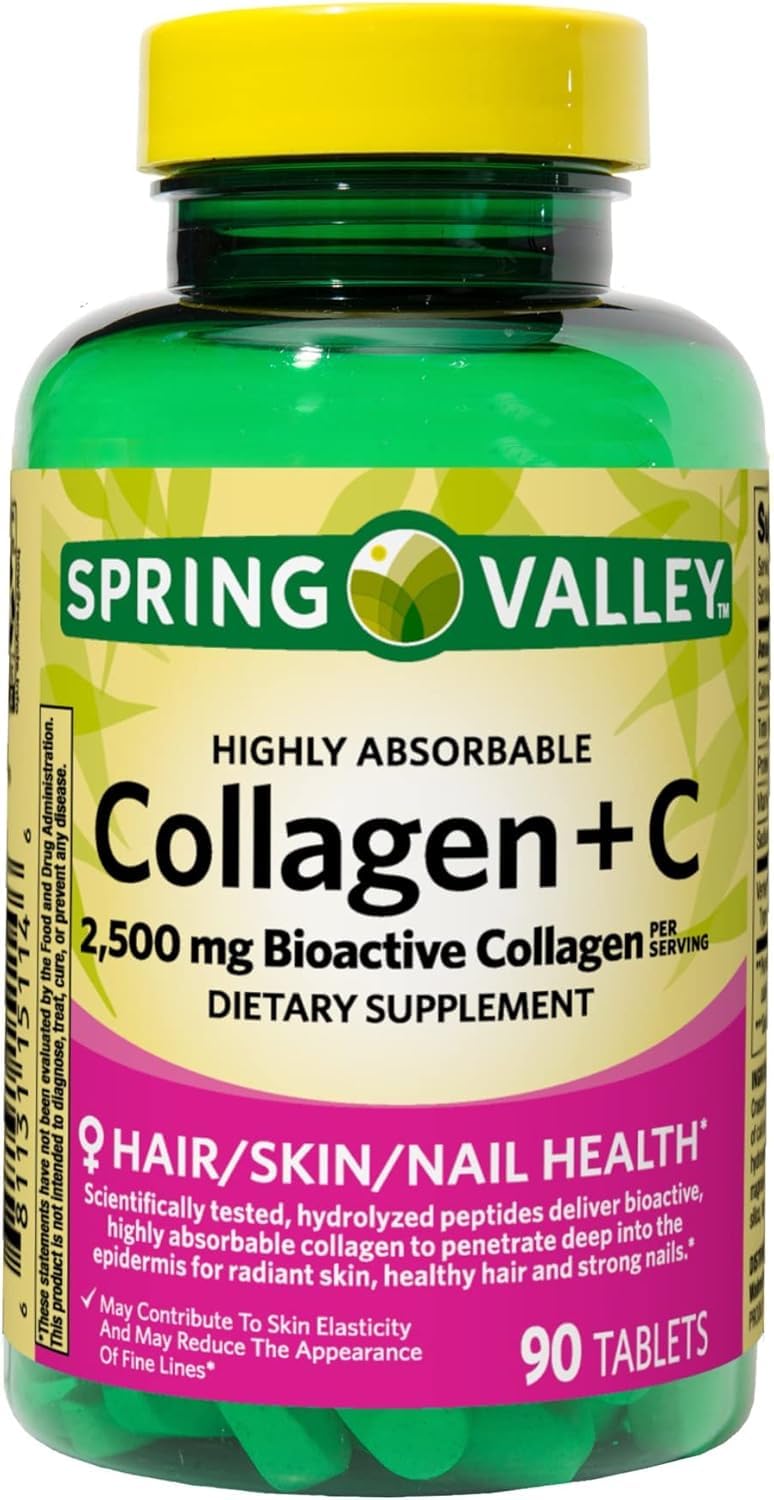 BASKETGOODS Collagen + C Tablets, 90 Tablets