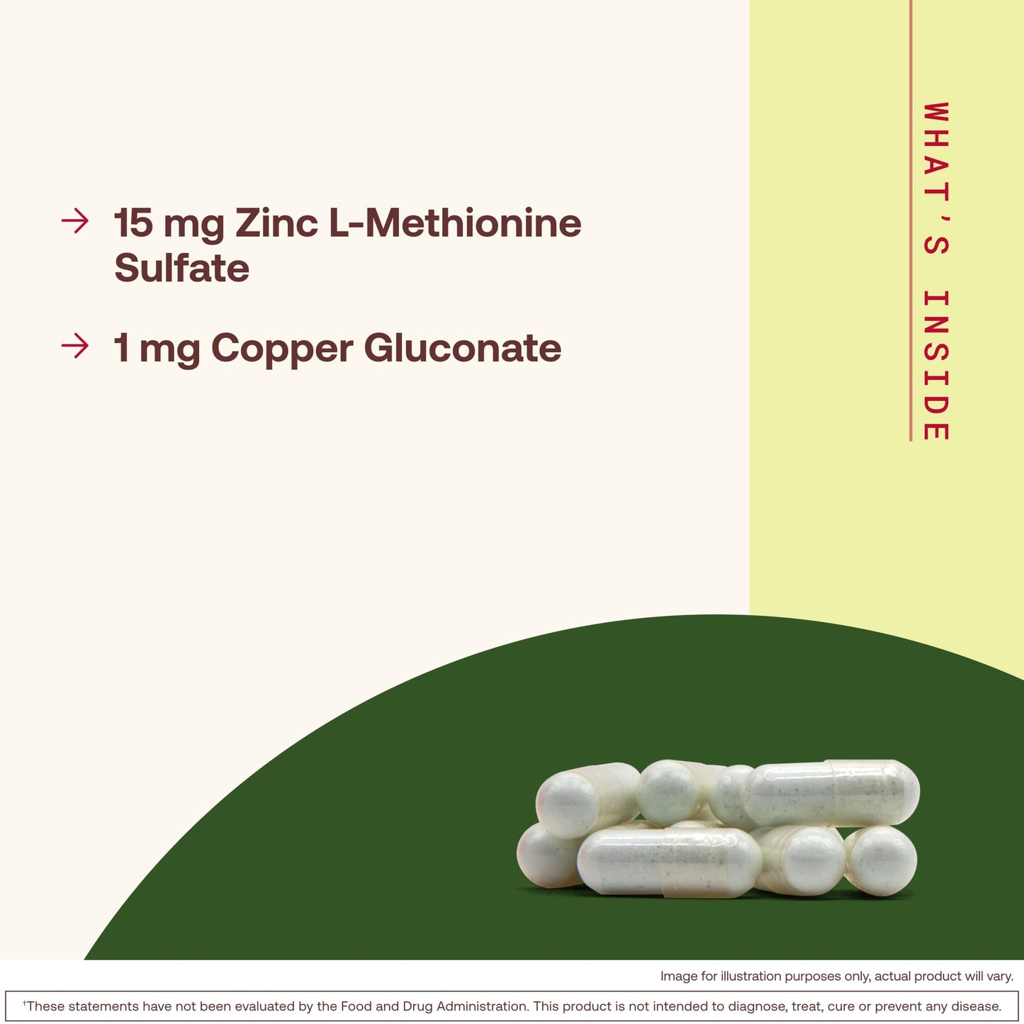 Jarrow Formulas Zinc Balance 15 mg with Copper Capsules, 100 Count