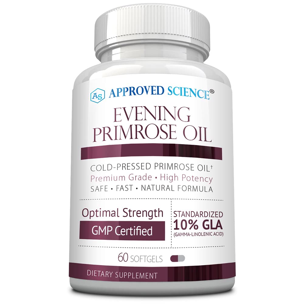 Approved Science Evening Primrose Oil Softgels, 60 Count