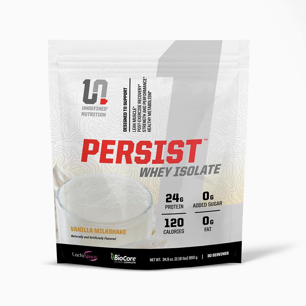Undefined Nutrition Persist Whey Isolate Powder 34.9
