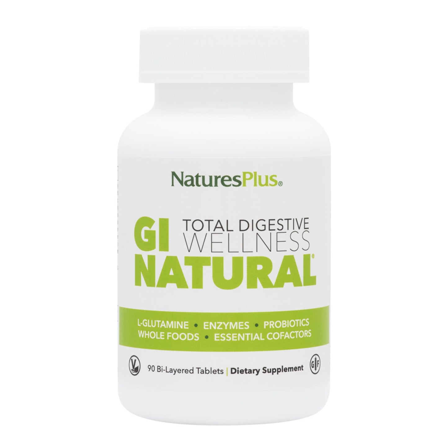 NaturesPlus GI Natural Total Digestive Wellness Tablet 90 Count