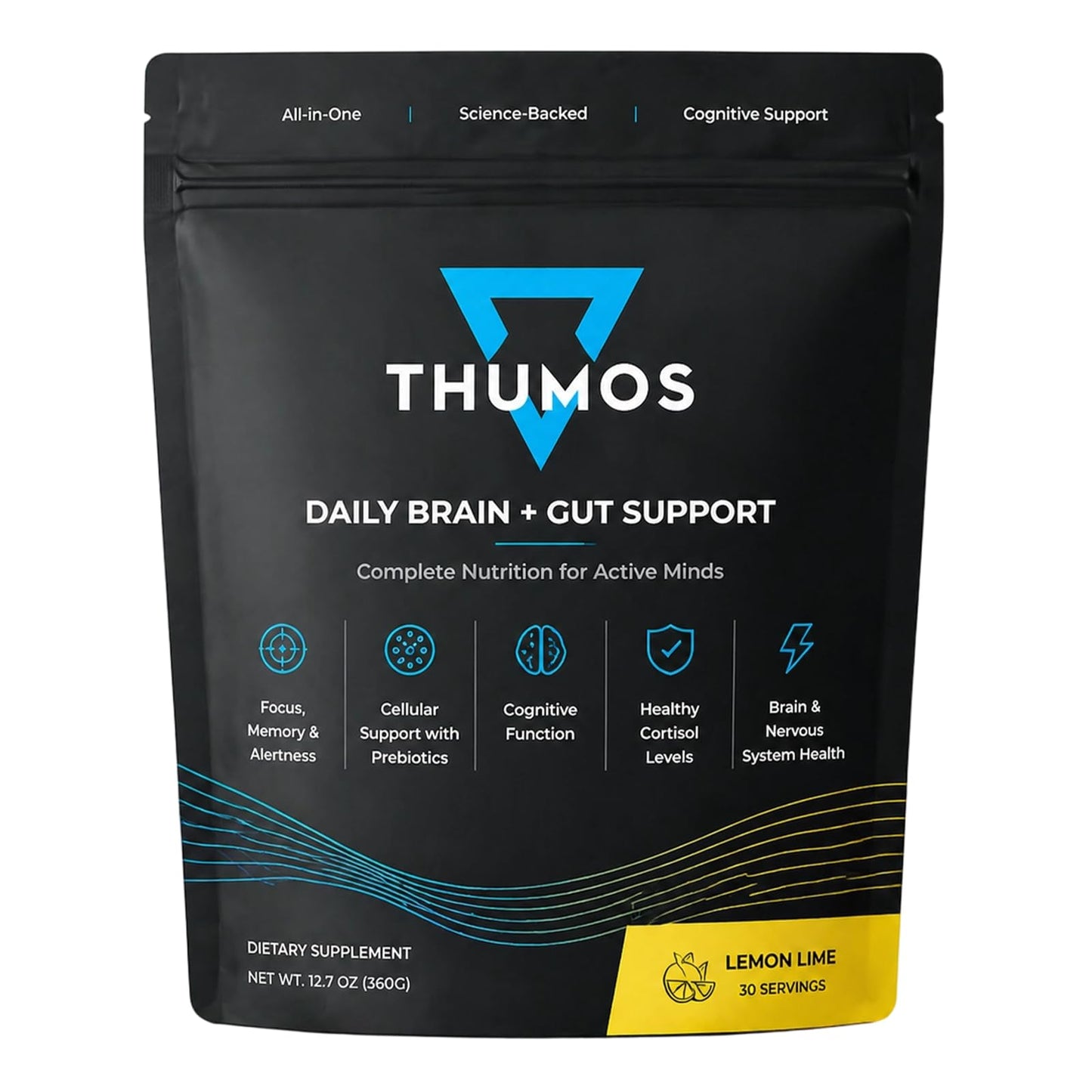 Ovouria THUMOS Nootropic Brain Supplement Powder, 1 oz