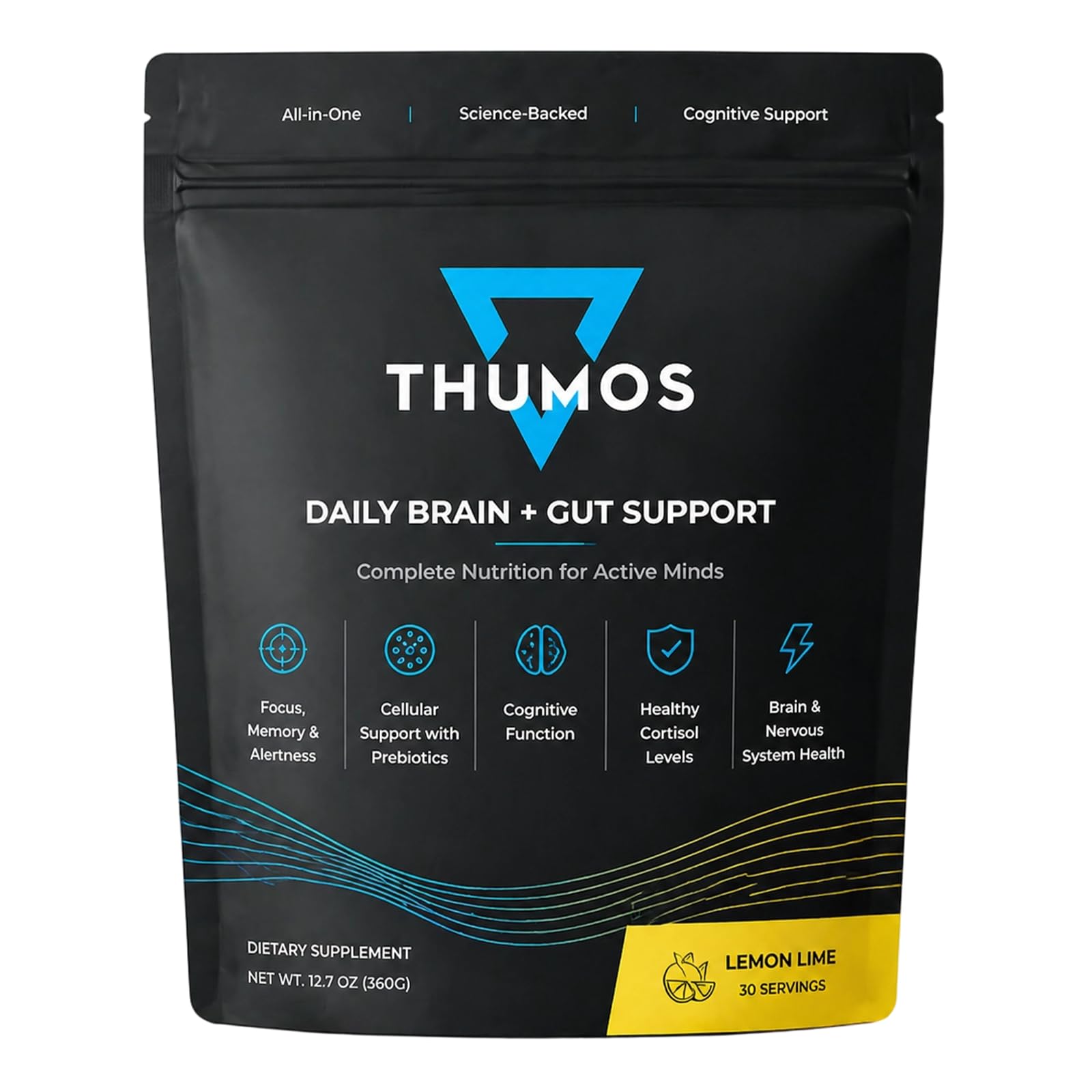 Ovouria THUMOS Nootropic Brain Supplement Powder, 1 oz