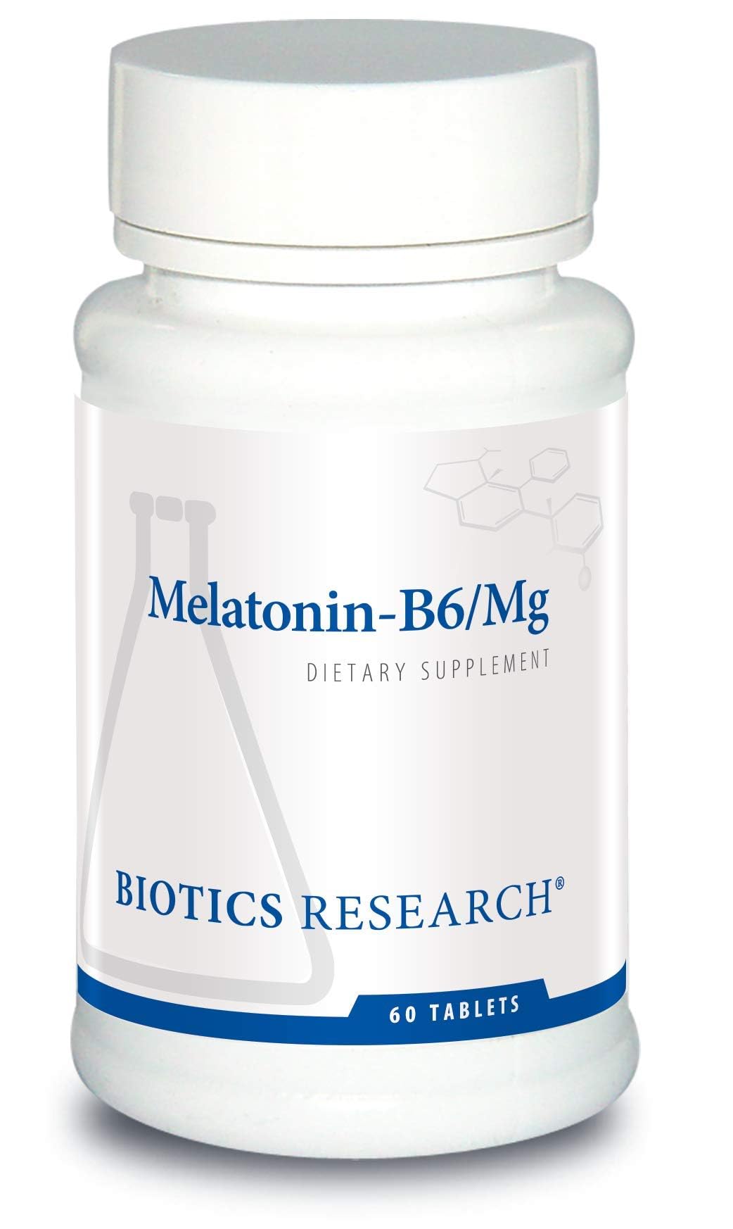 BIOTICS RESEARCH Melatonin B6 Mag Sleep Support Tablet, 60 Tablets
