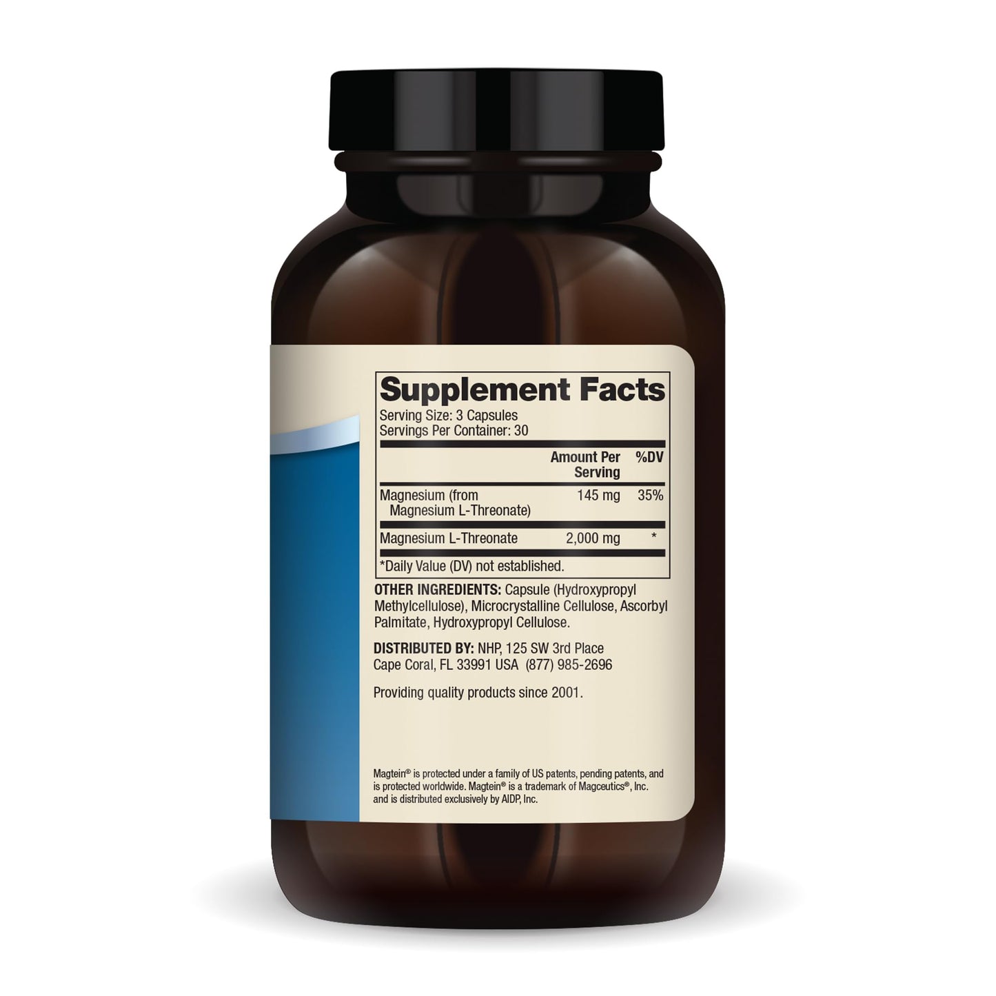 Dr. Mercola Magnesium L-Threonate Supplement Capsules 90