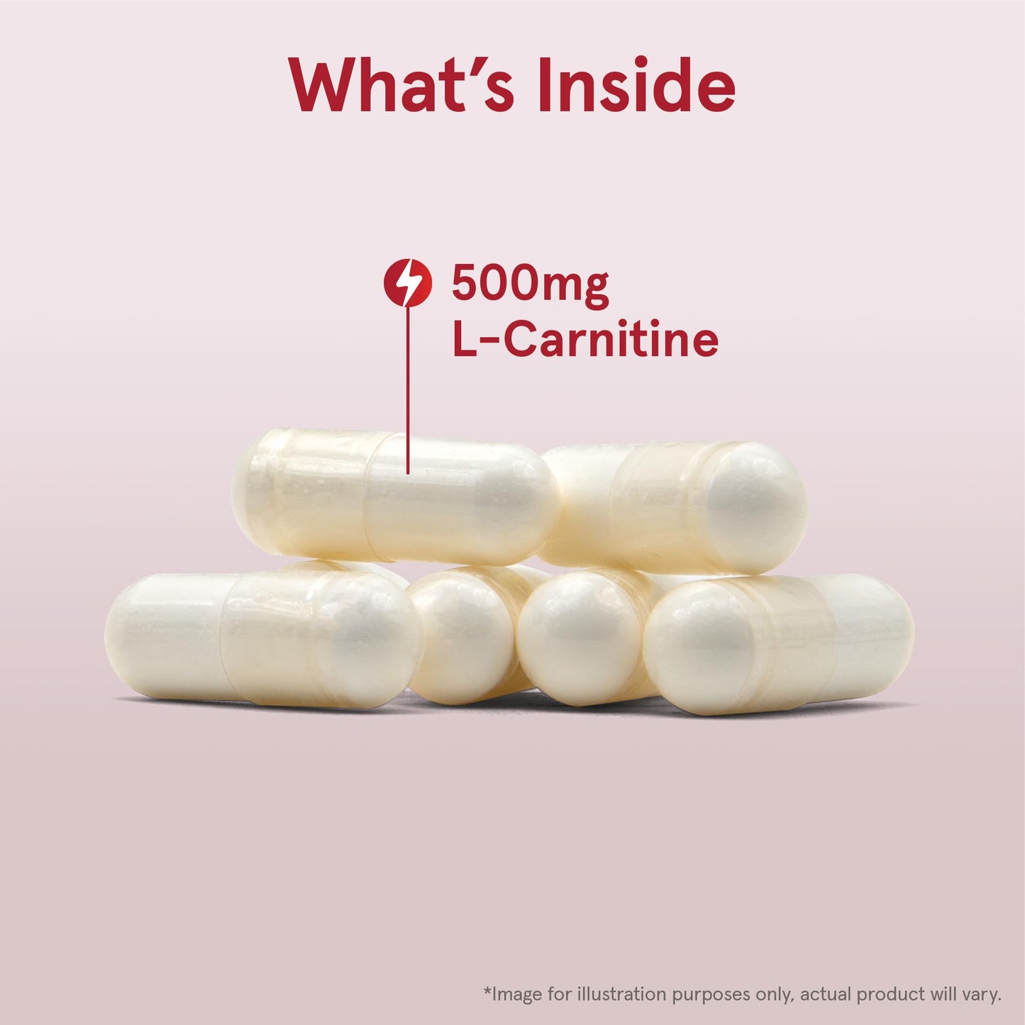 Jarrow Formulas L-Carnitine 500 mg Capsule, 100 Count
