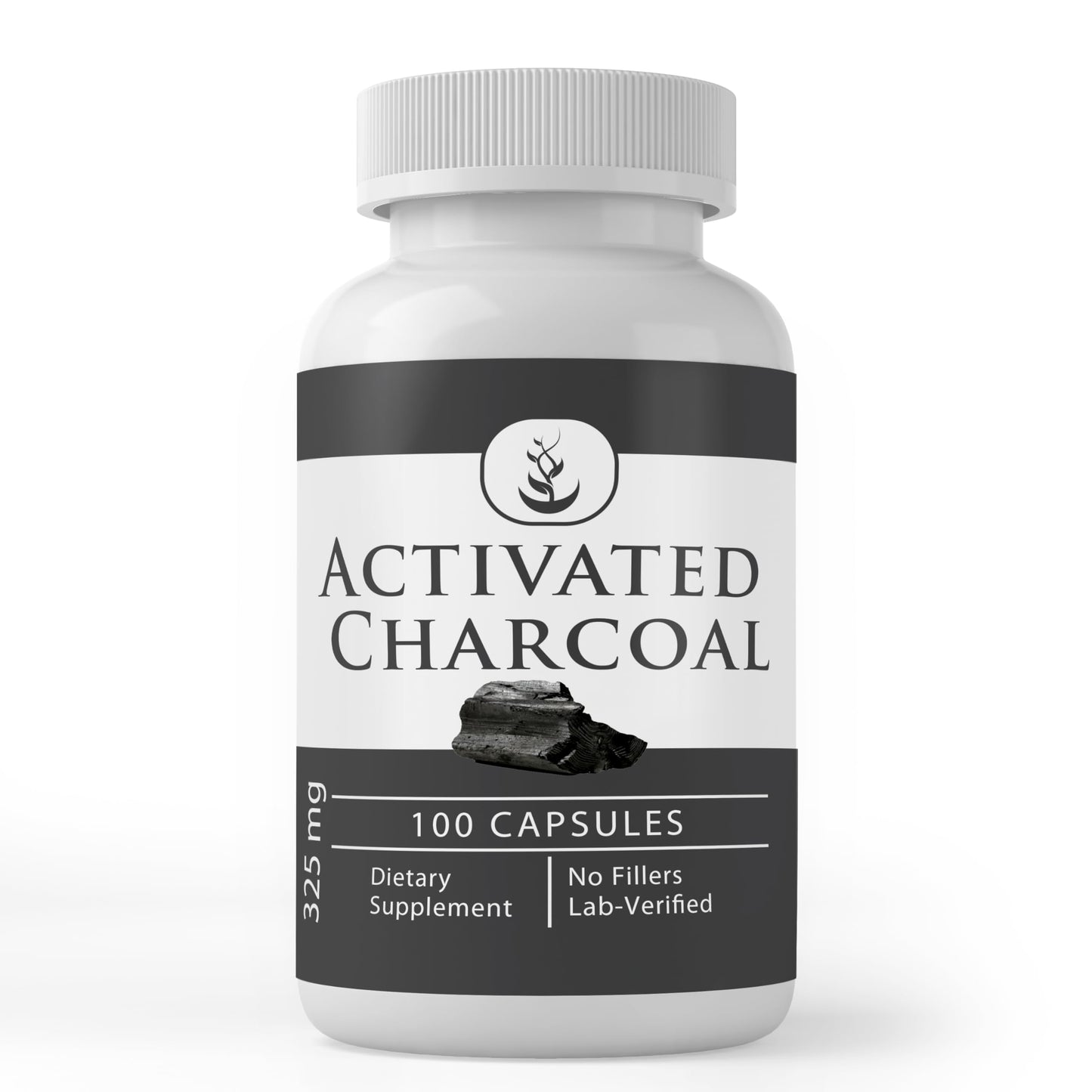 Pure Original Ingredients Activated Charcoal Capsule 100 Count