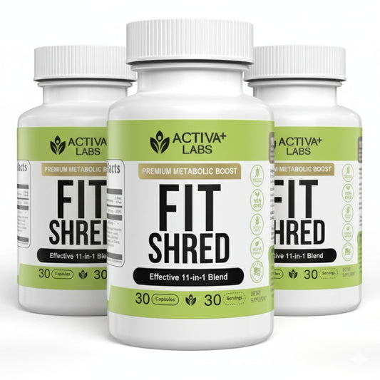 Activa Labs Fit Shred -11-in-1 Weight Management Herbal Supplement Capsules 90 Count
