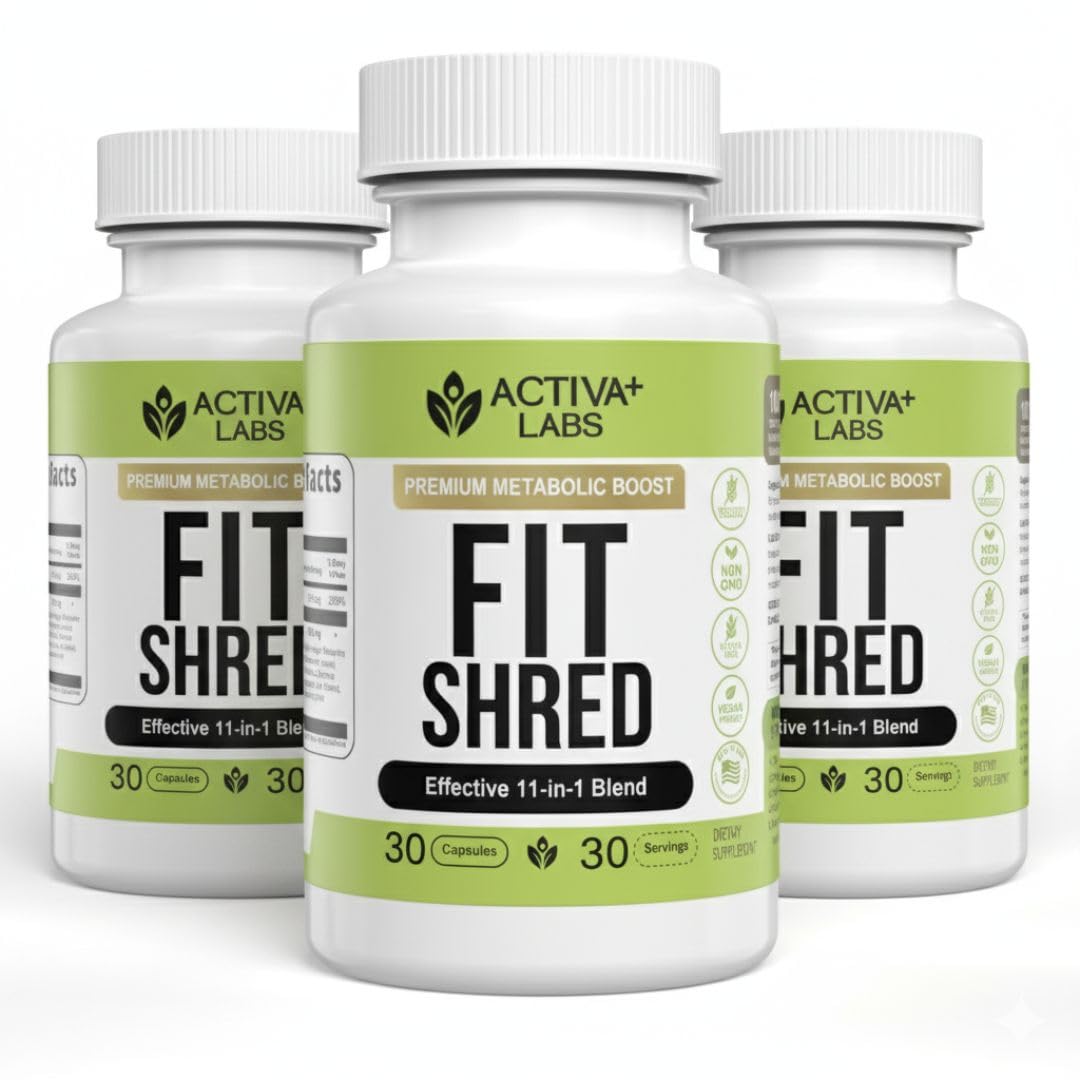 Activa Labs Fit Shred 11-in-1 Weight Management Herbal Supplement Capsules 90 Count