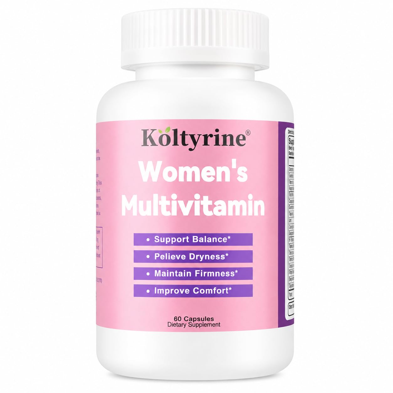 Koltyrine Vimerson Health Multivitamin for Women 13-in-1 Vitamin Complex with Biotin, Collagen & Keratin Vitamins B Complex, A, C, D3, E & K2 Hair Skin Nails & Energy Support Capsules 60