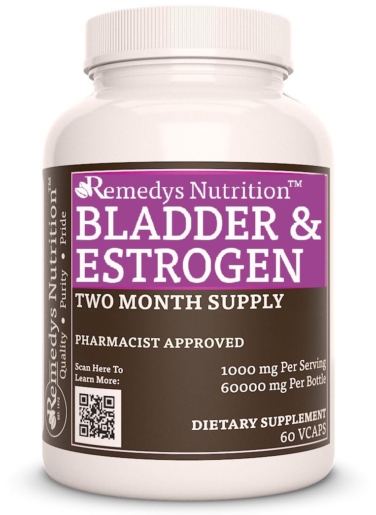 Remedy’s Nutrition Bladder and Estrogen Capsules, 60 Count