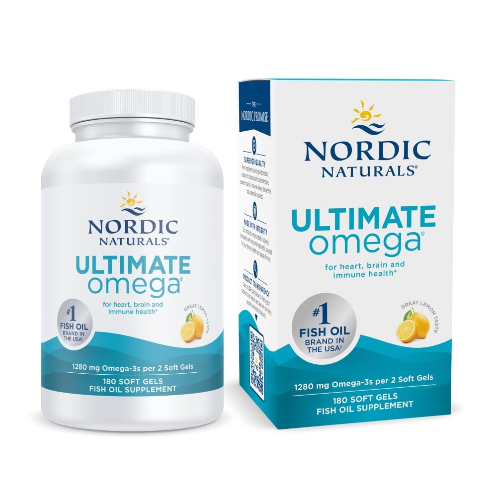 Nordic Naturals Ultimate Omega Softgels 180