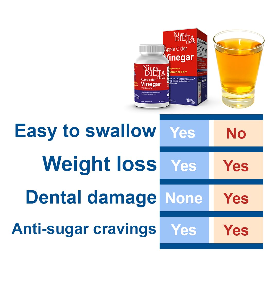 Ni una dieta más Apple Cider Vinegar Capsules 60 Capsules