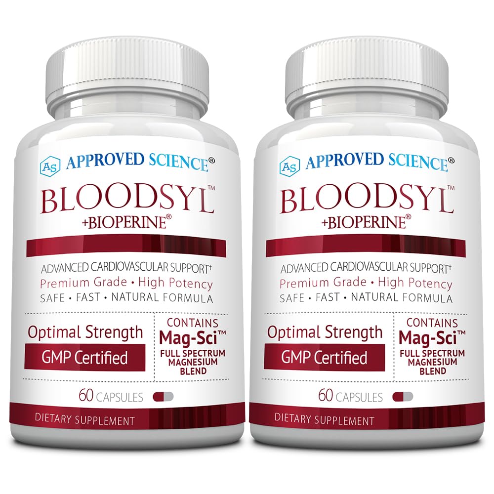 Approved Science Bloodsyl Blood Pressure Support Capsules 120 Count