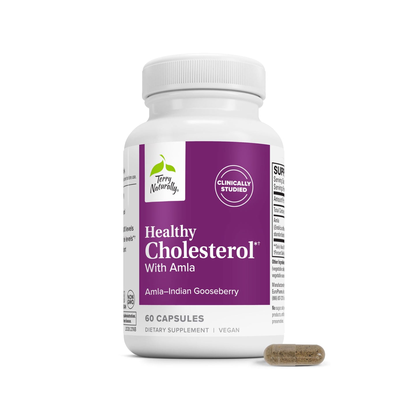 Terry Naturally Healthy Cholesterol with Amla 60 Capsules