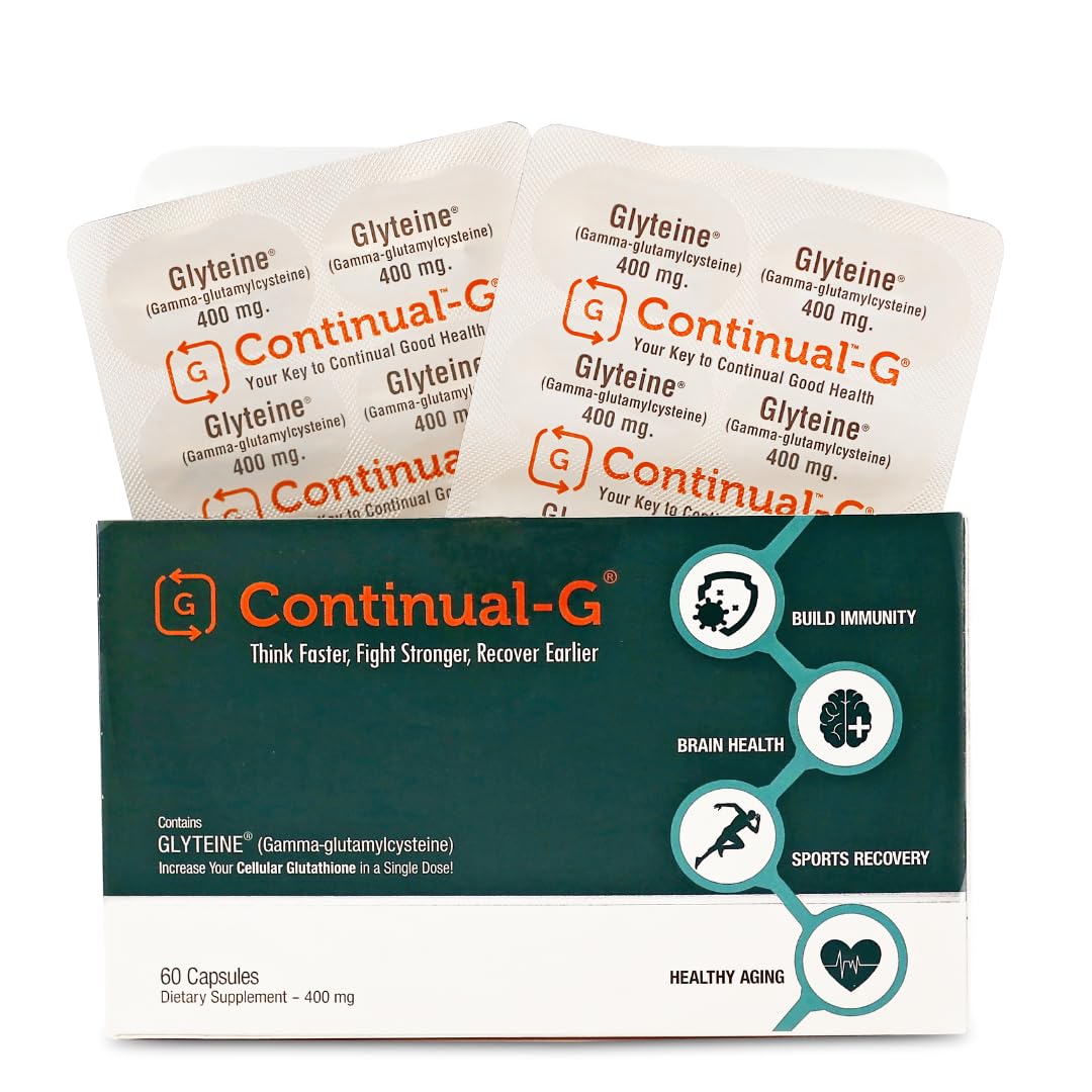 CONTINUAL - G Glyteine 400 mg Capsules, 60 Count