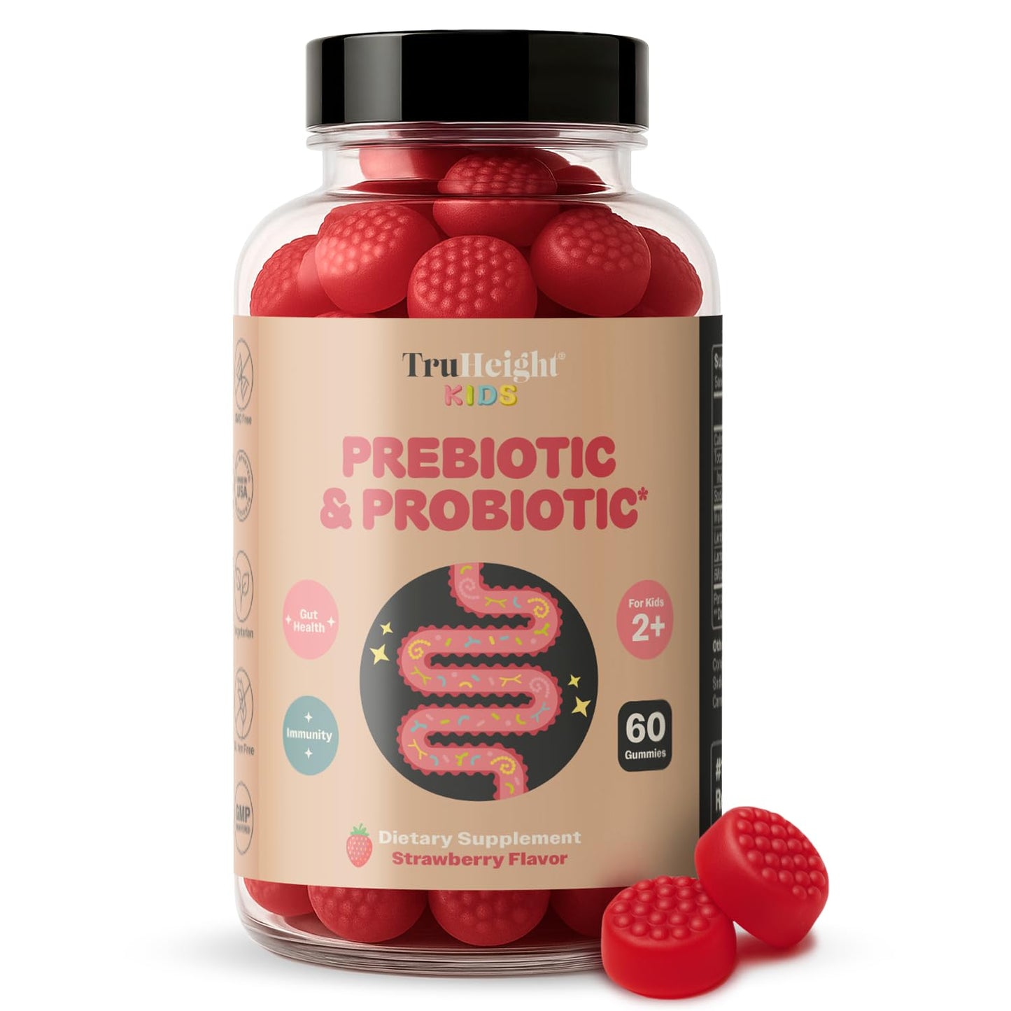 TruHeight Kids Prebiotic & Probiotic Gummies 180