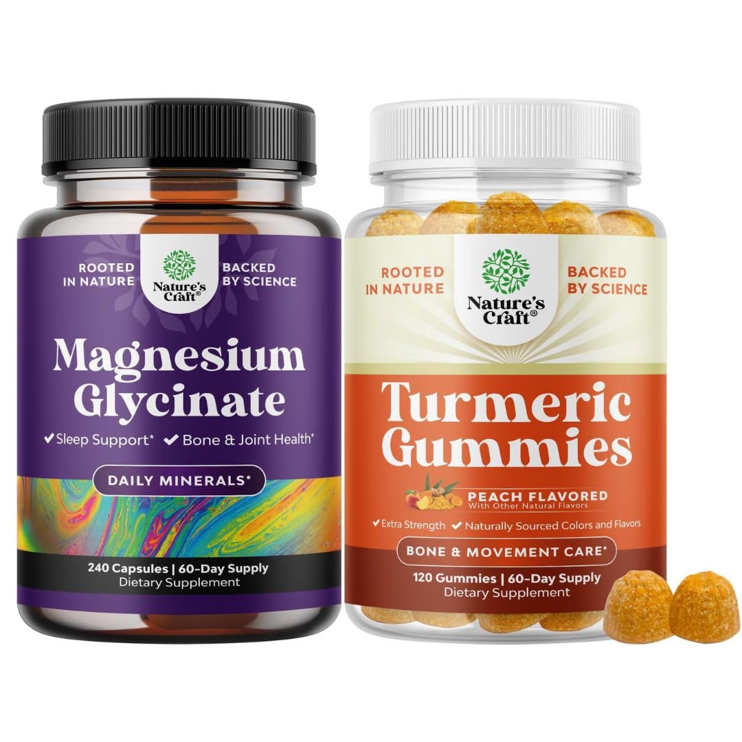Natures Craft Magnesium Glycinate 400mg Capsules, 360 Count