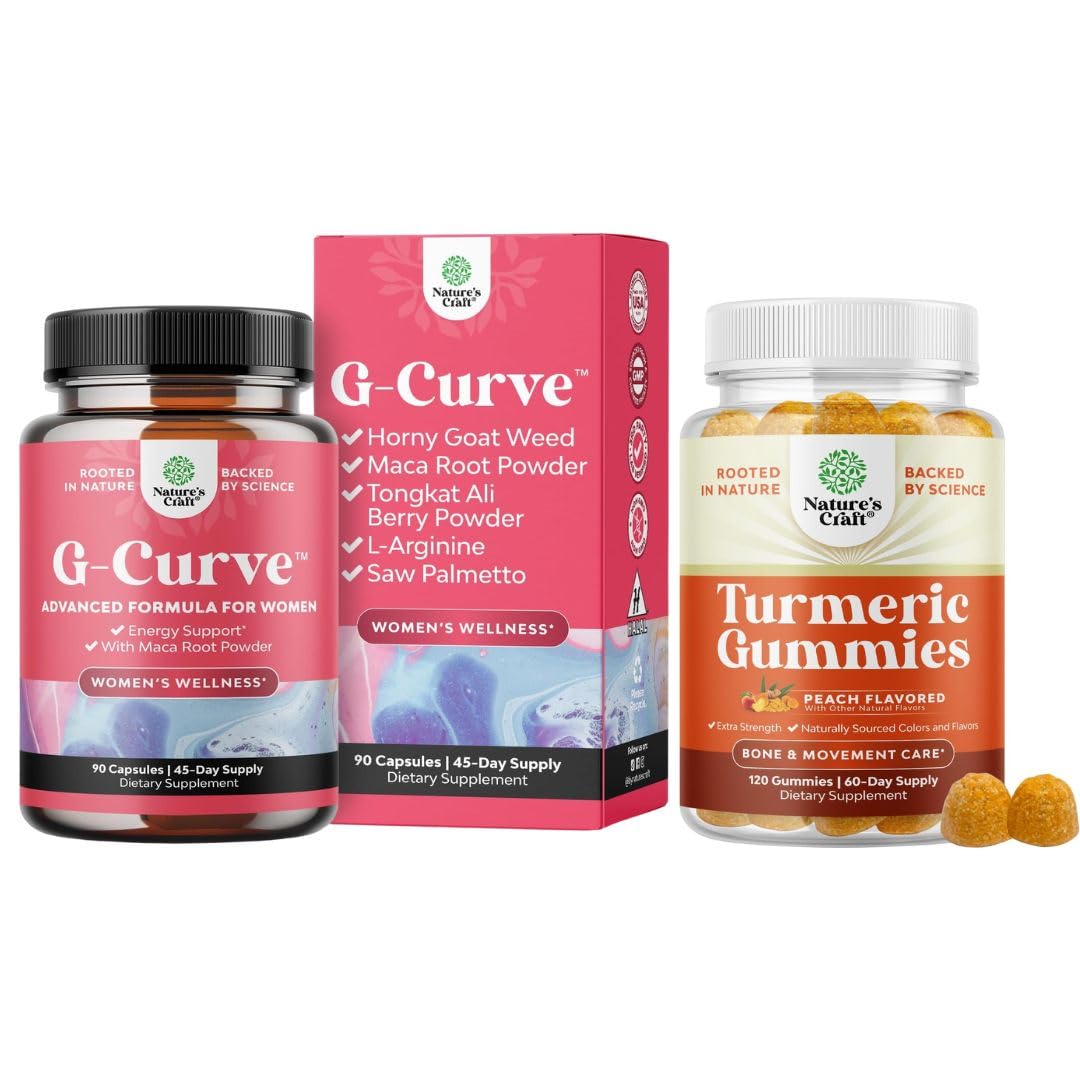 Natures Craft G-Curve Butt & Breast Growth Capsules, 210 Count