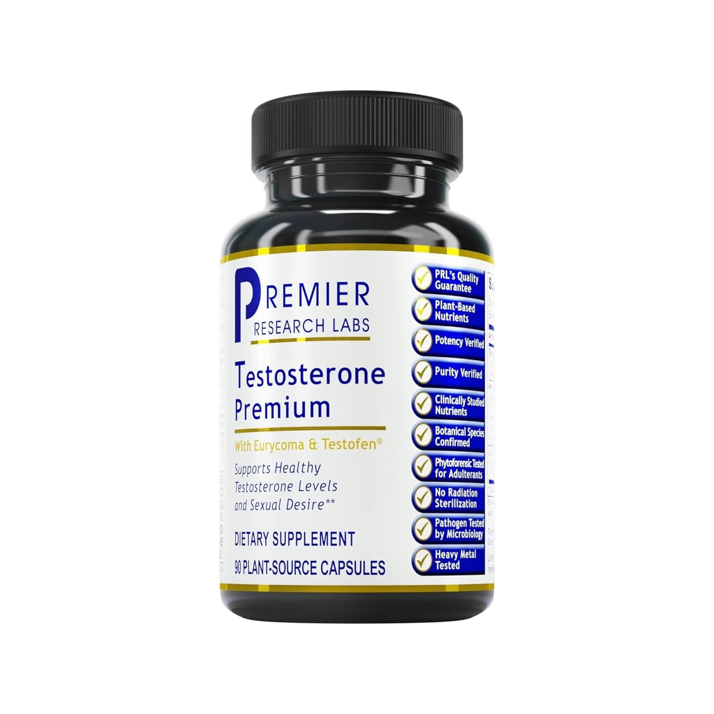 Premier Research Labs Testosterone Premium 90 Capsules
