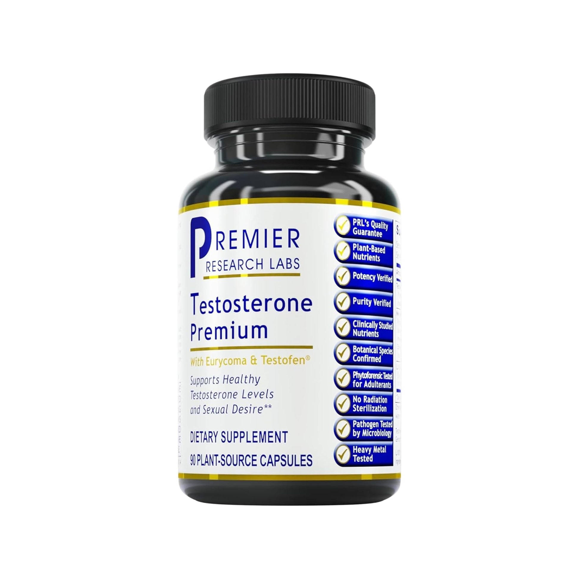Premier Research Labs Testosterone Premium 90 Capsules