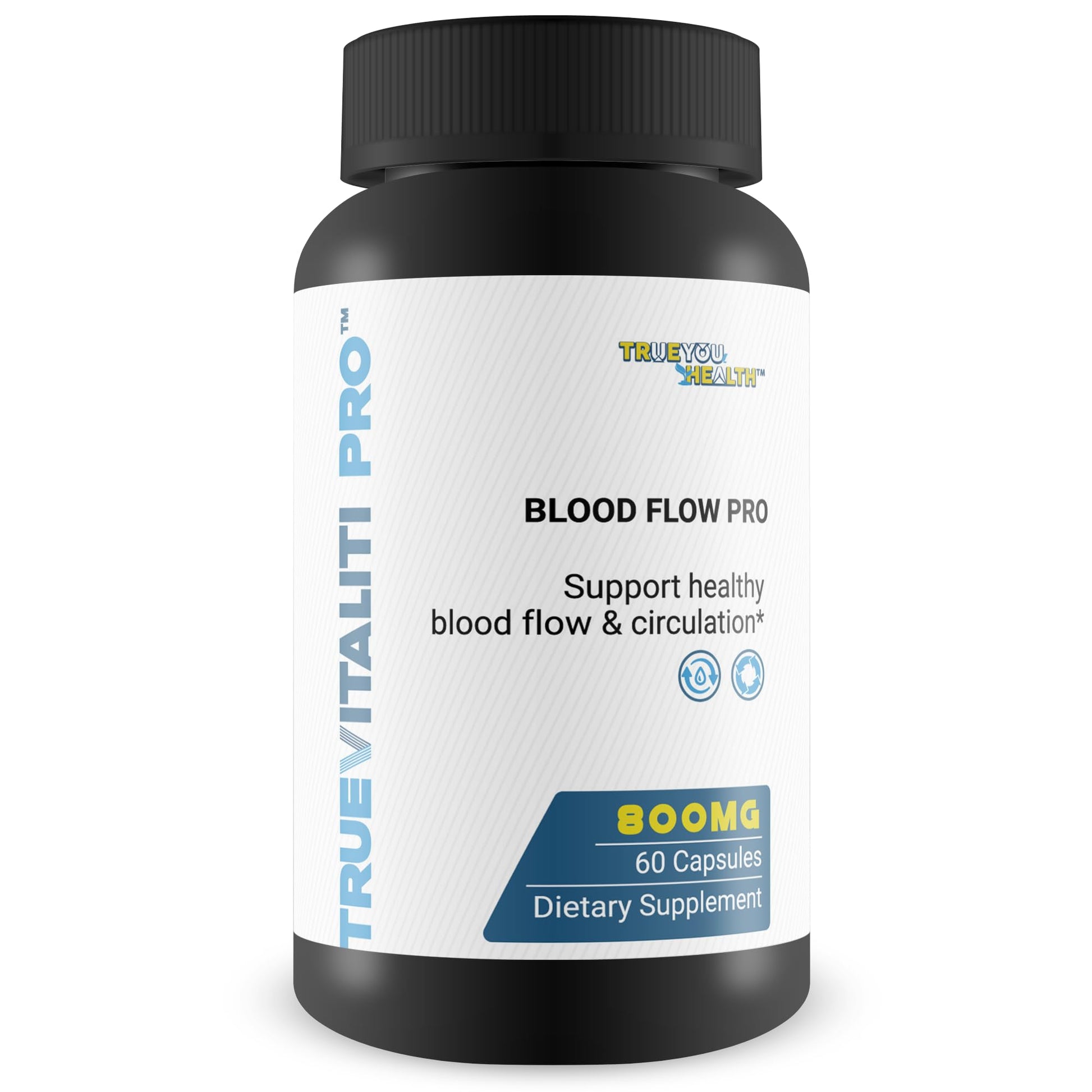 True You Health True Vitaliti Pro Blood Flow Pro L-Arginine Capsule, 60 Count