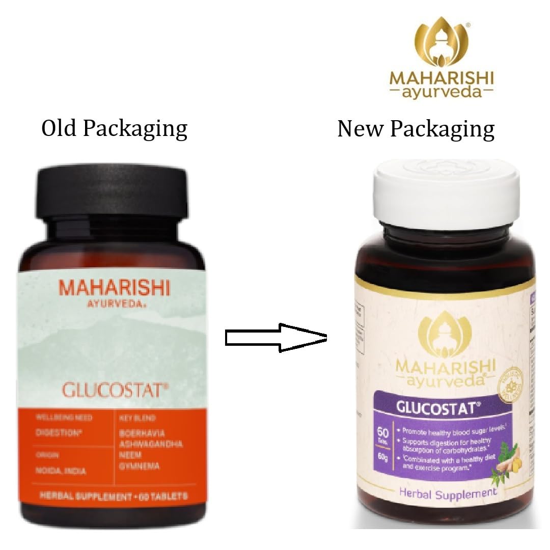 Maharishi Ayurveda Glucostat 1000 mg, 60 Tablets