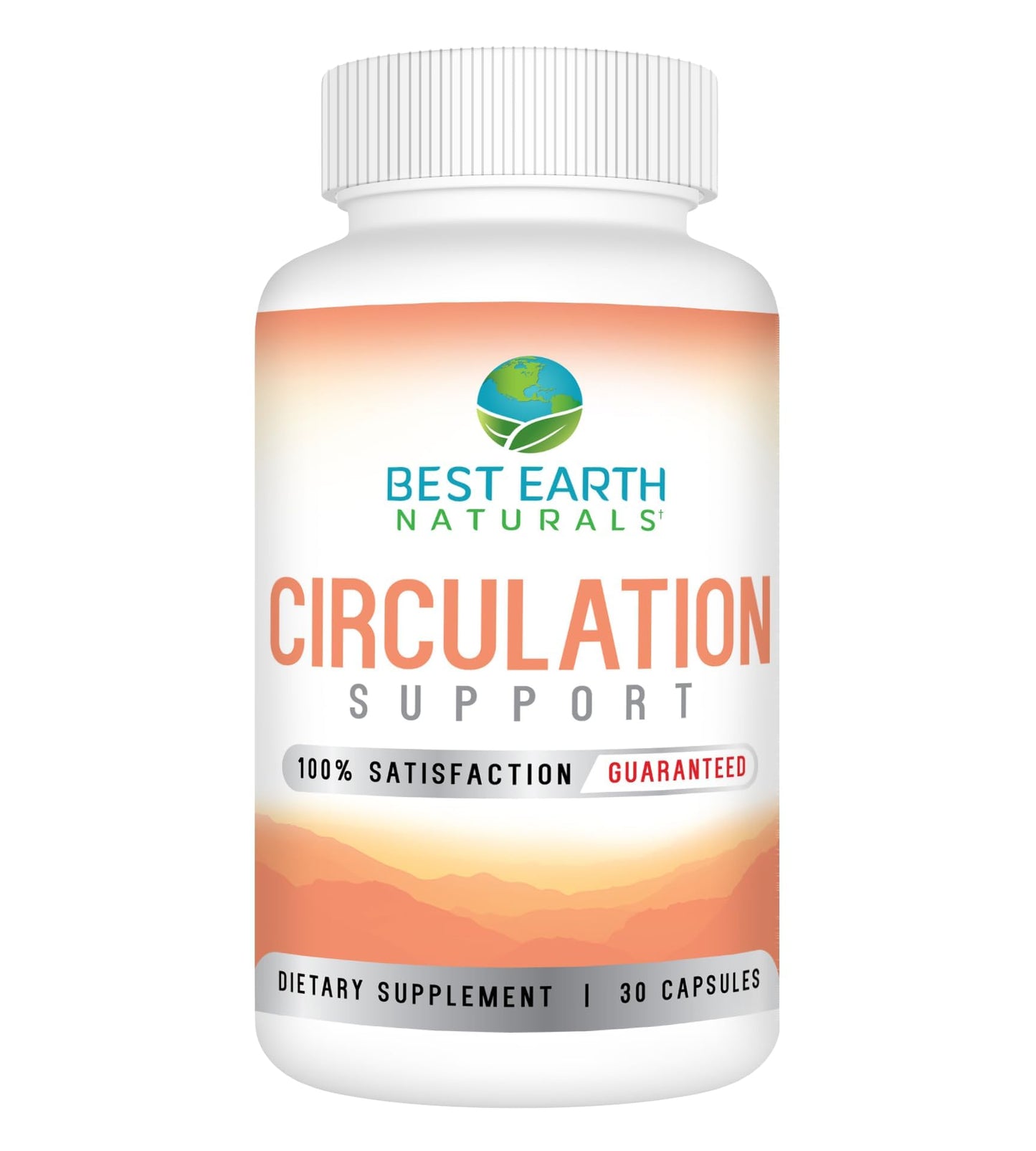 Best Earth Naturals Circulation Supplement - Balanced Formula for Optimal Circulatory Support Capsule, 1 Count