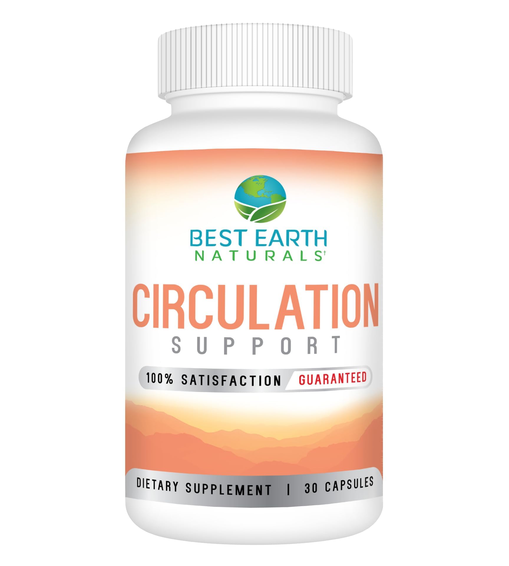 Best Earth Naturals Circulation Supplement - Balanced Formula for Optimal Circulatory Support Capsule, 1 Count