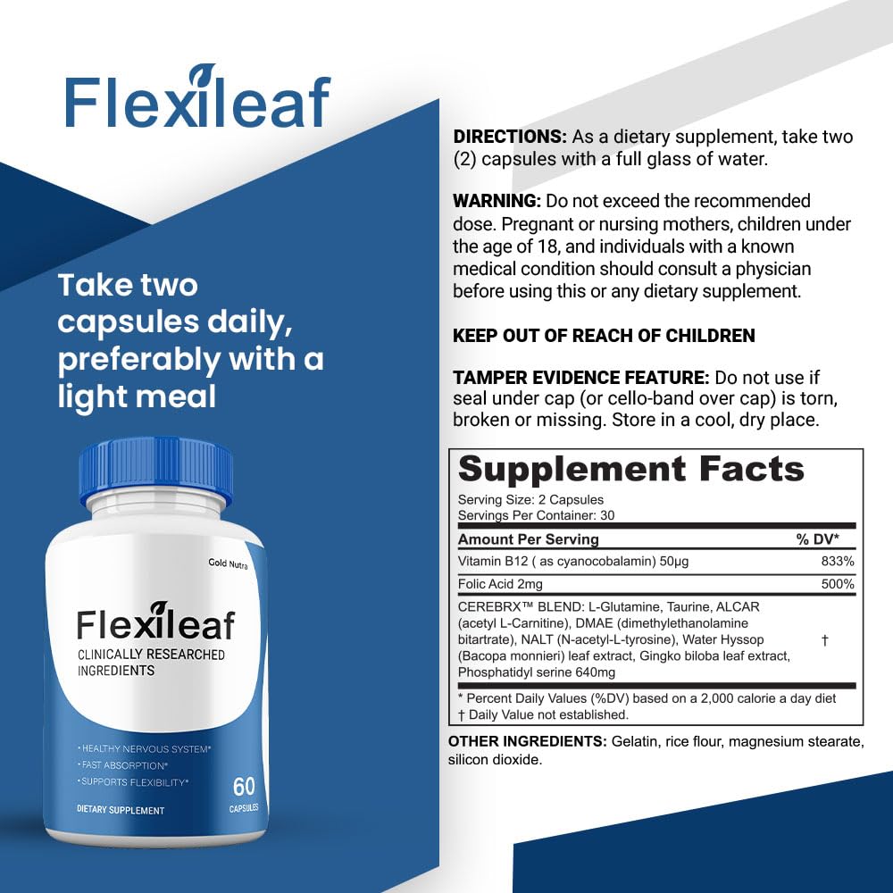 Gold Nutra FlexiLeaf Capsule 1 Count