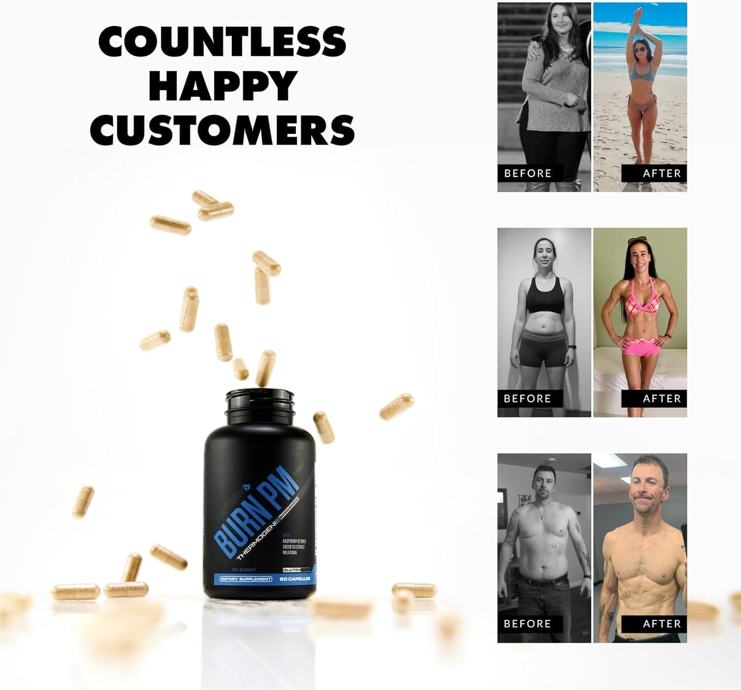 Sculpt Nation Night Time Metabolism Support with Raspberry Ketones, Green Tea Extract and Melatonin, 120 Capsules