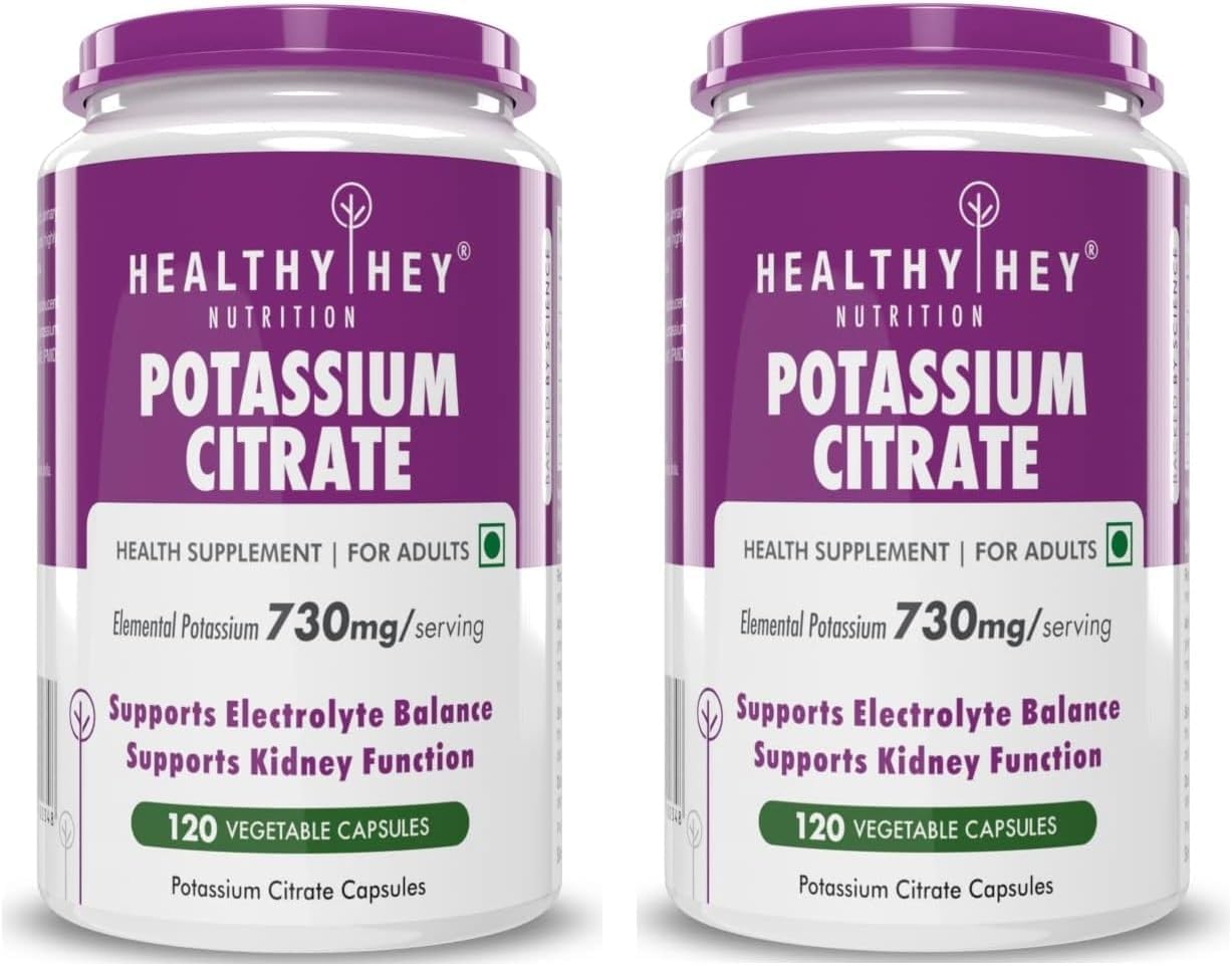 Generic Potassium Citrate 730mg Capsules, 120 Count