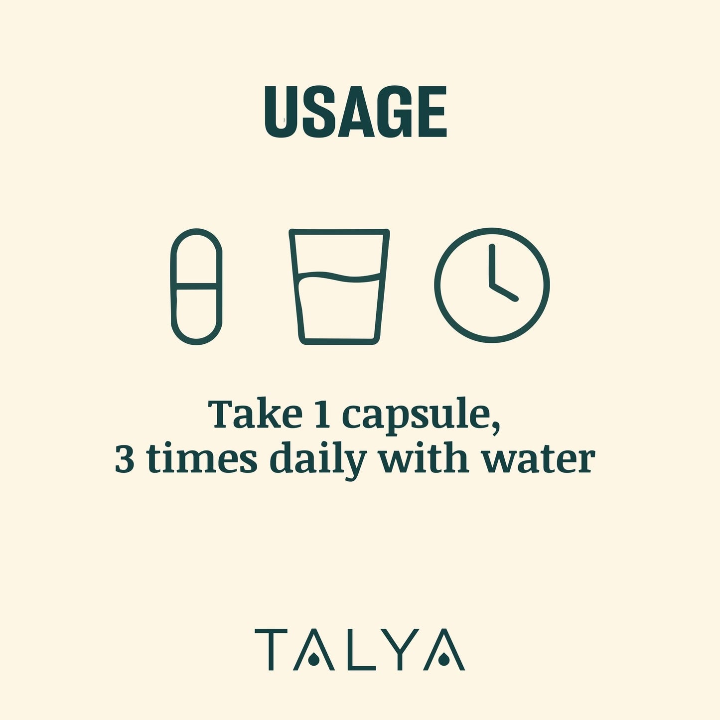 TALYA Relax Sleep Support Capsules, 60 Count