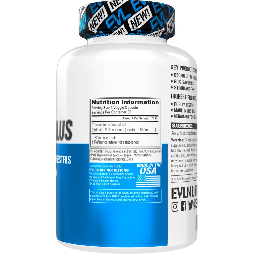 Evlution Tribulus Terrestris Capsule 60 Count