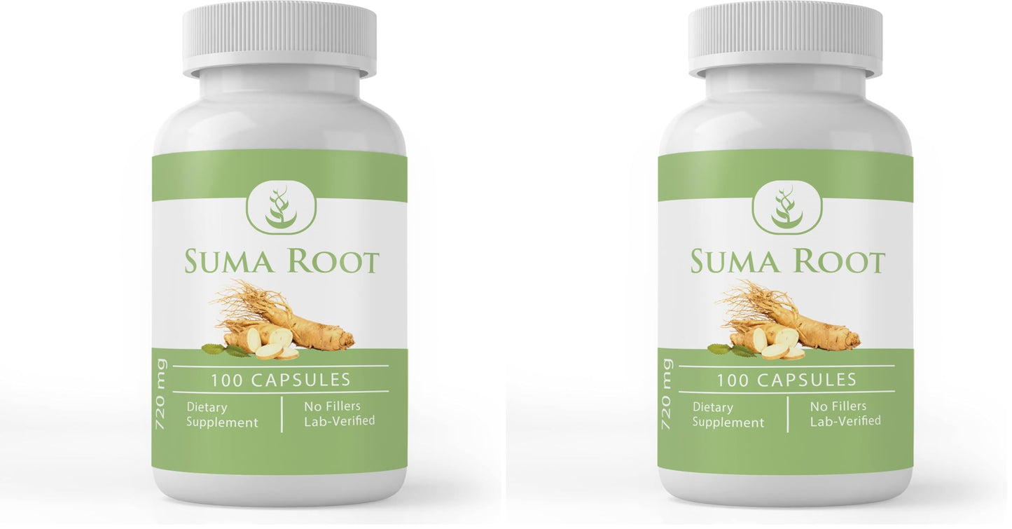PURE ORIGINAL INGREDIENTS Suma Root Capsules 200