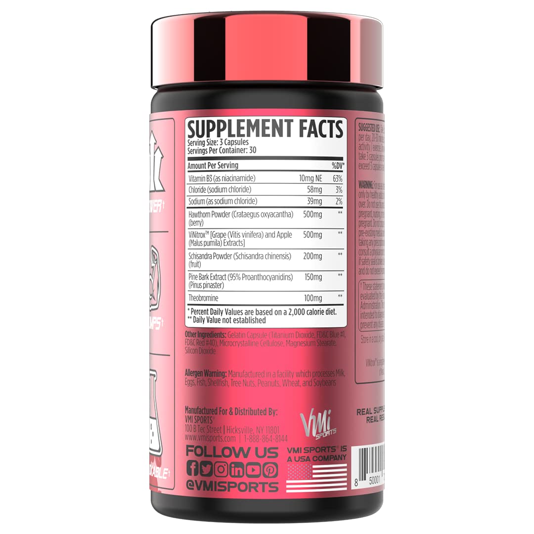 VMI Sports Vasogen Ultra Nitric Oxide Booster Capsule 90 Count