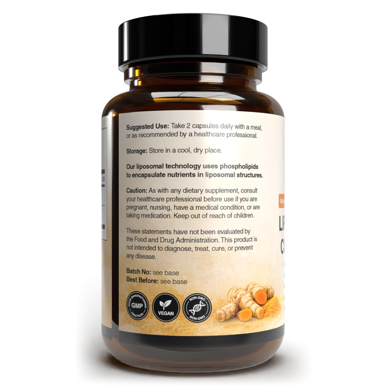 Generic Liposomal Curcumin/Turmeric Capsules 60 Capsules