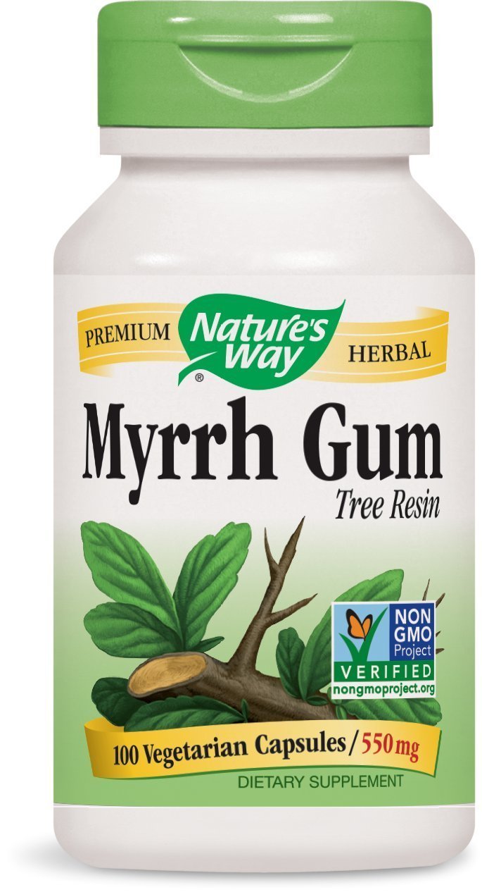 Nature's Way Myrrh Gum Capsules 550 mg, 6 Packs