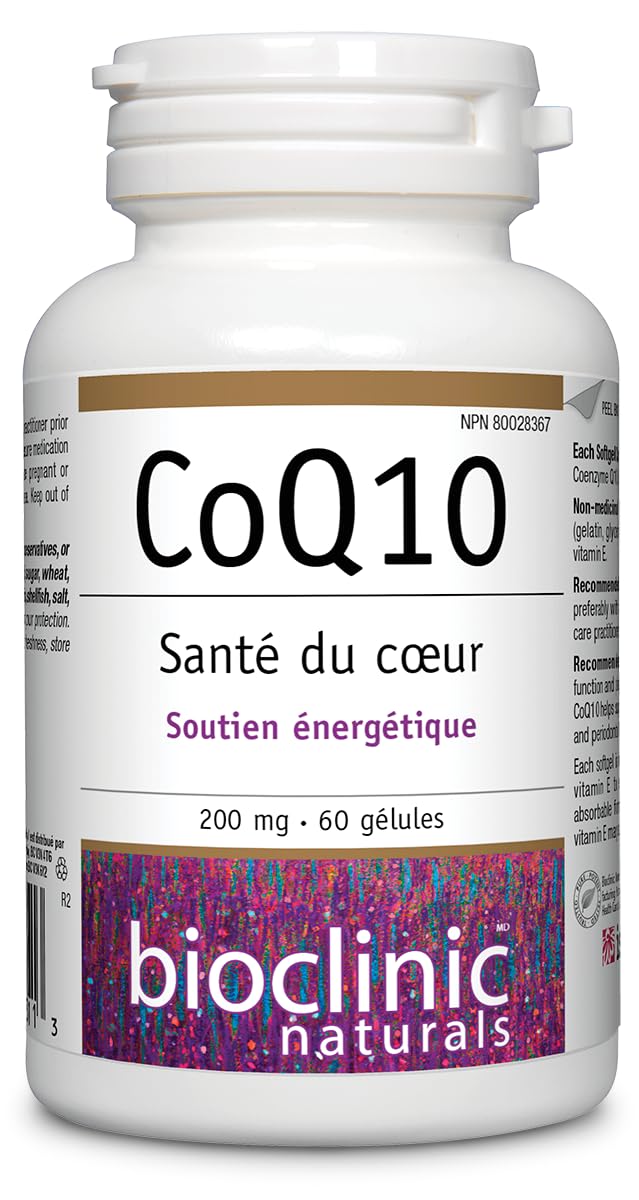 Bioclinic Naturals CoQ10 200 mg Softgels 60