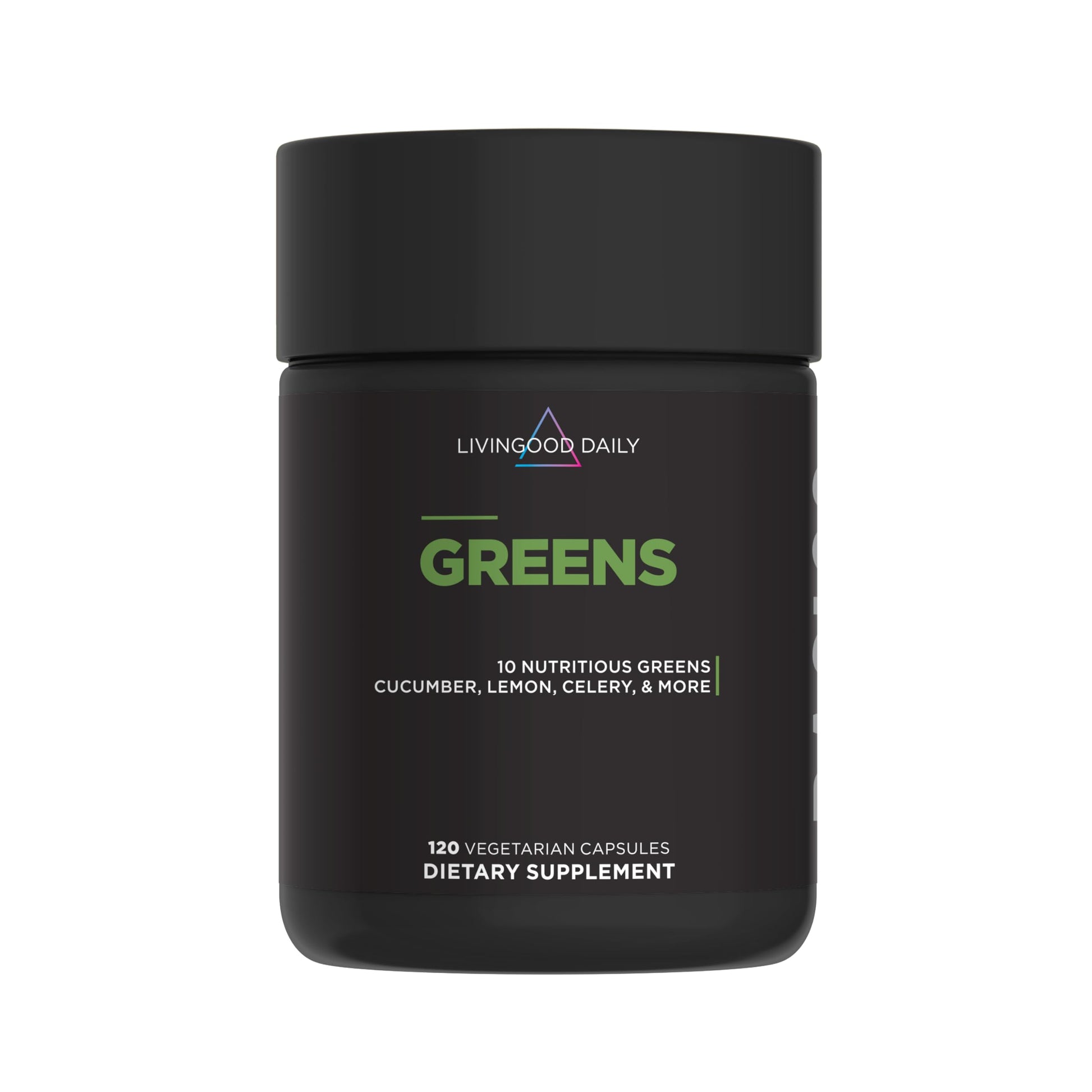 Livingood Daily Greens Capsules, 120 Count