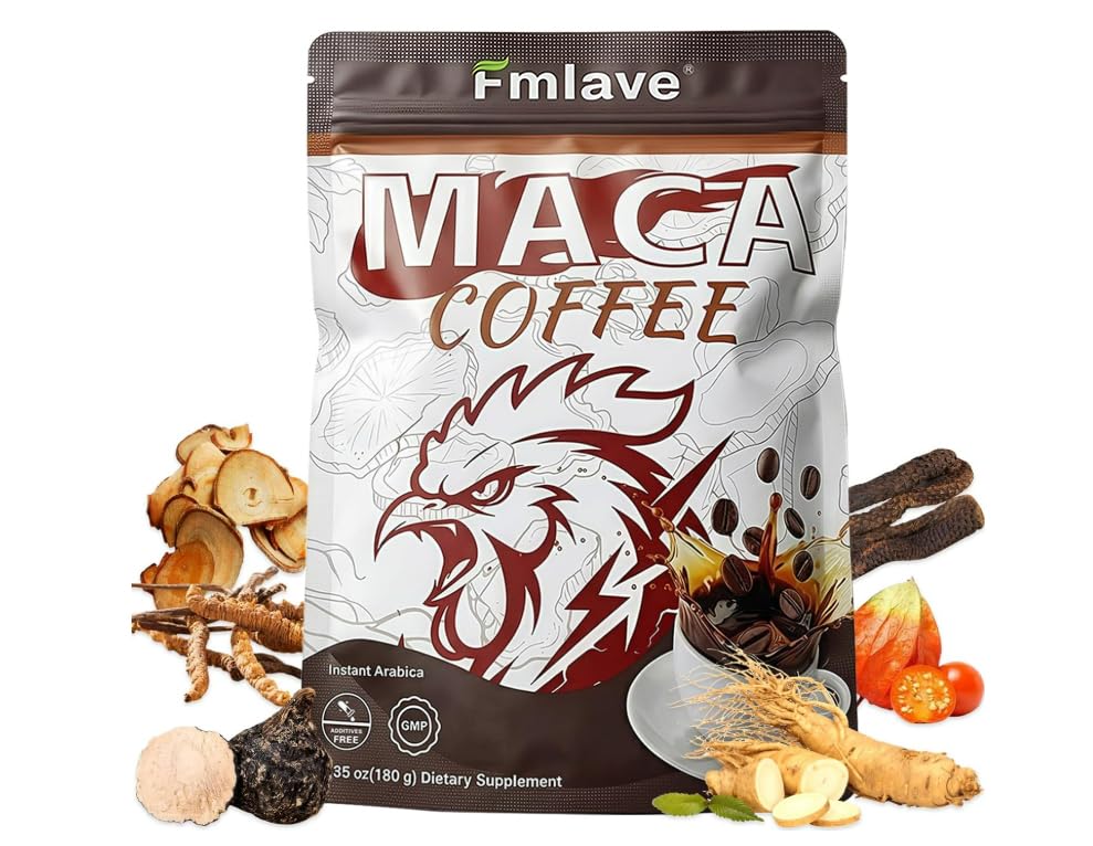 Dr. HR Maca Coffee Energy Boost Powder, 6.35 oz