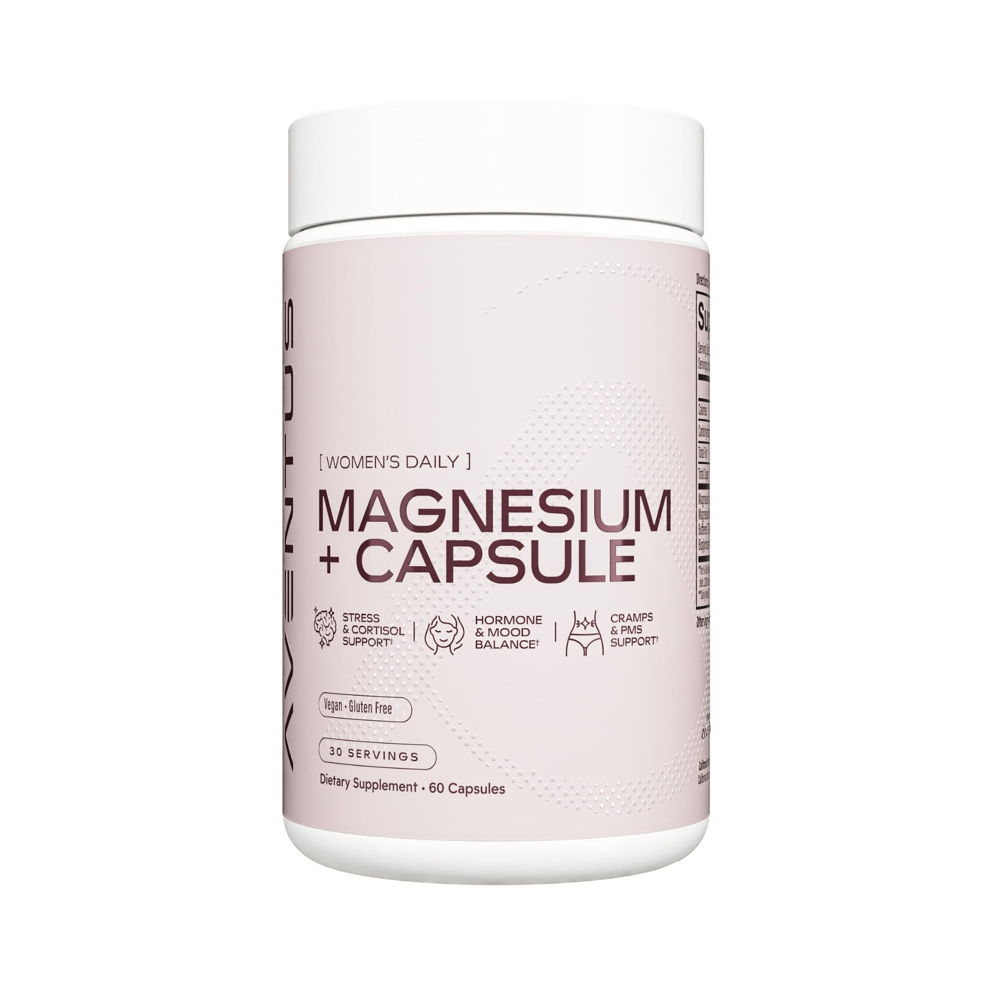 Aventus Magnesium Complex Supplement Capsules 60 Count