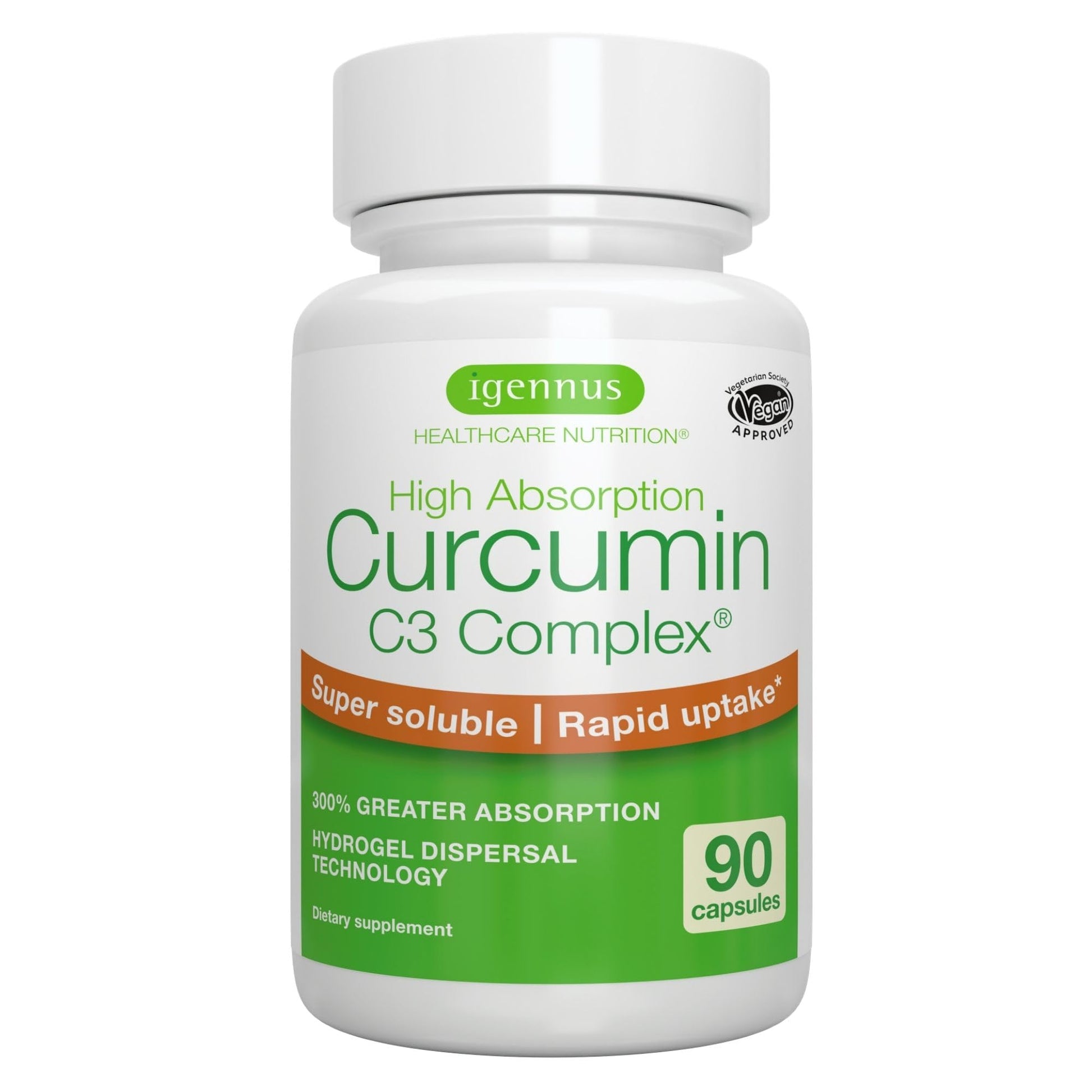 Igennus Healthcare Nutrition Advanced Curcumin C3 Complex Capsule, 90 Capsules