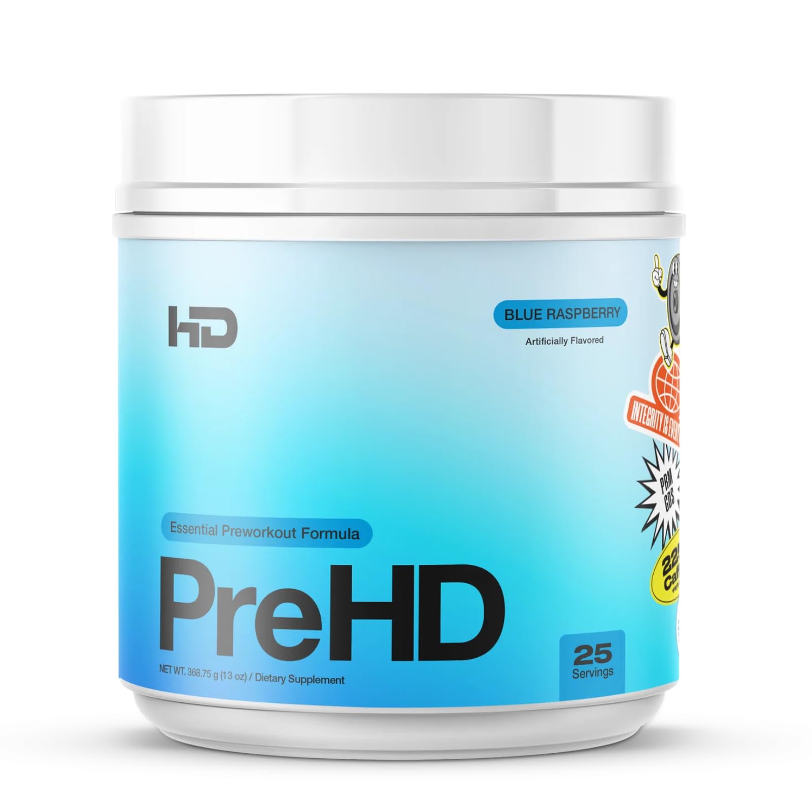 HD MUSCLE PreHD Essential Pre Workout Powder, 13 oz