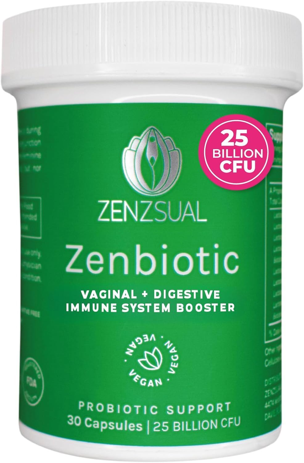 ZENZSUAL Zenbiotic Probiotics Capsules 30