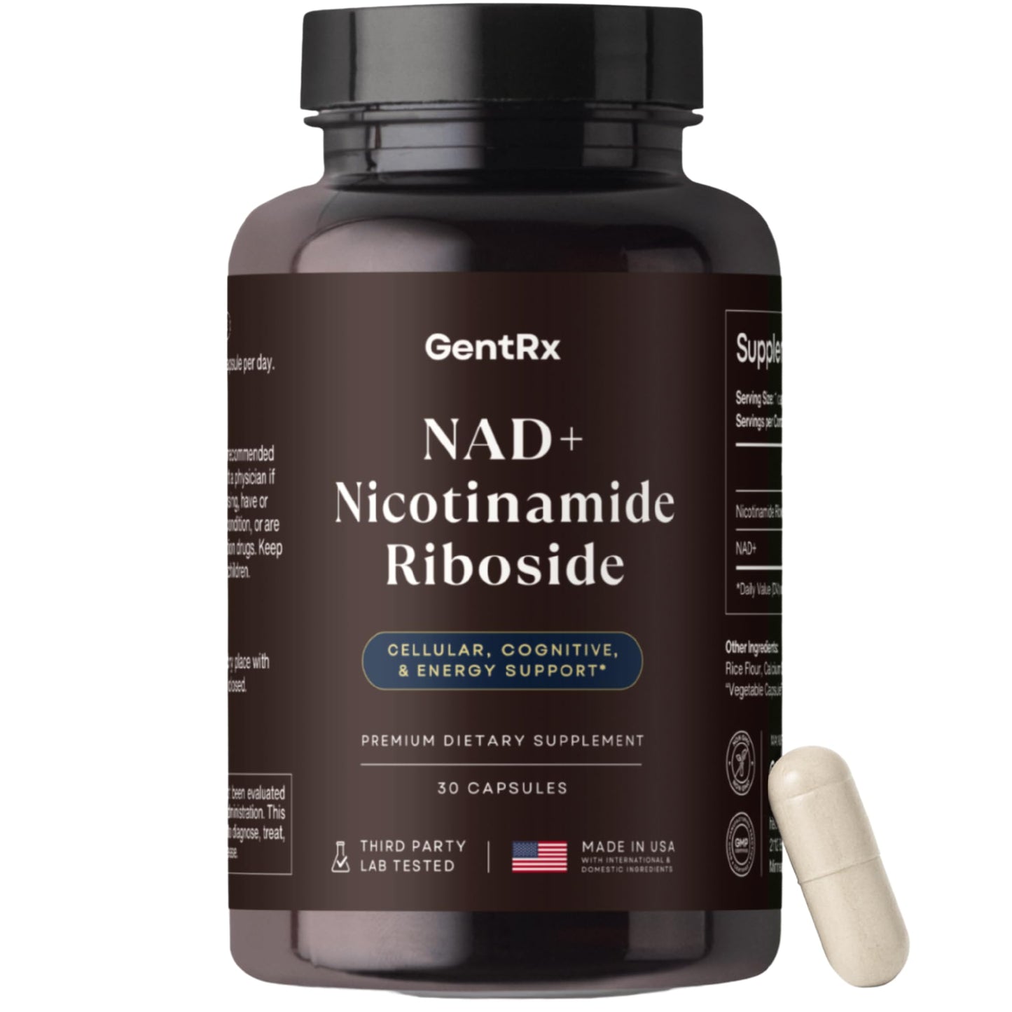 GentRx NAD+ & NR Capsule 30 Count