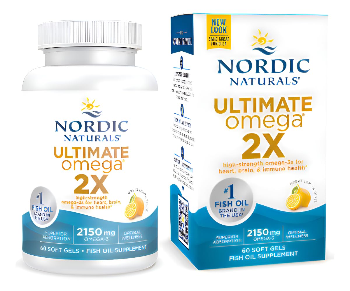 Nordic Naturals Ultimate Omega 2X Soft Gels 60 Count