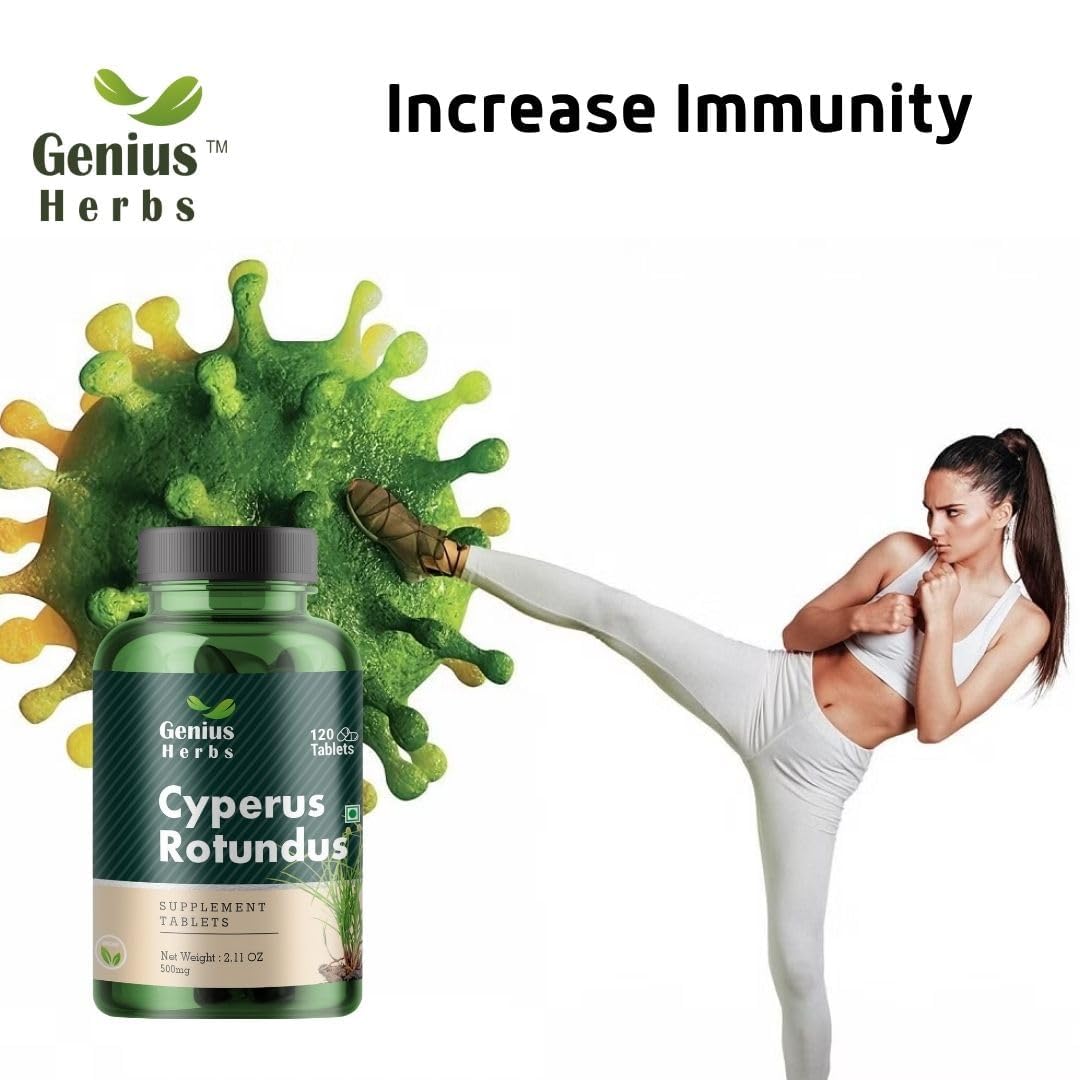 Generic Cyperus Rotundus Tablets 500 mg, 120 Count