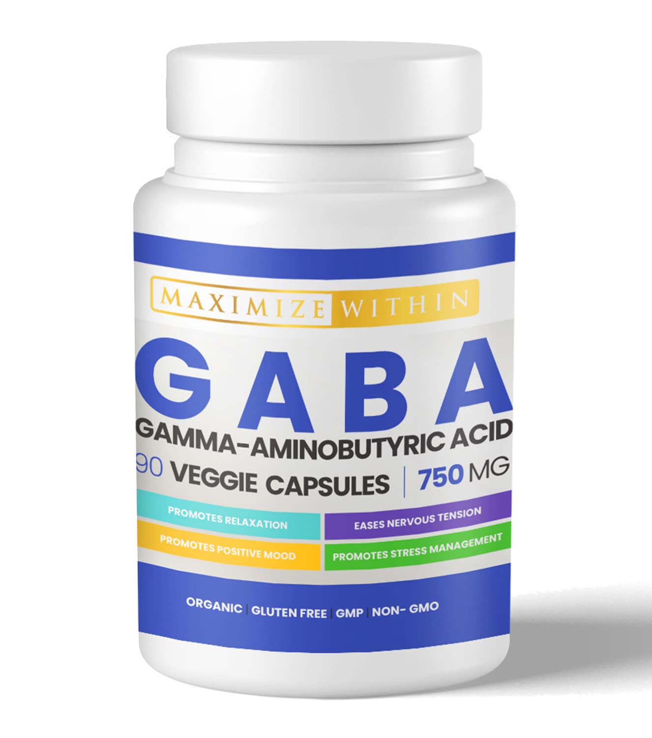 Maximum Slim GABA Gamma-Aminobutyric Acid Capsule, 1 Count