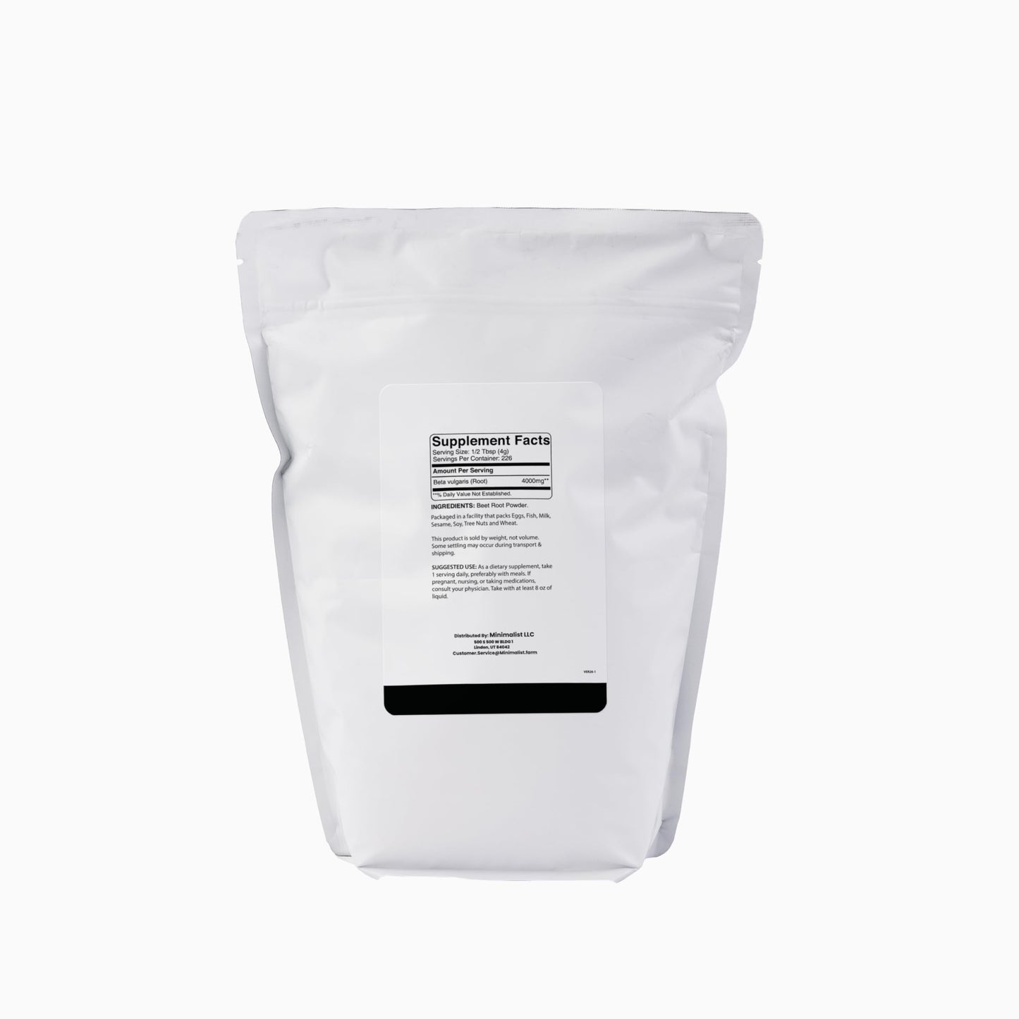 Minimalist Beet Root Powder 32 Ounces